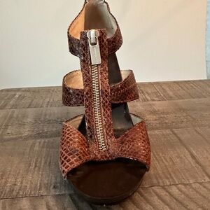 Michael Kors Snake Skin brown Worn a few times